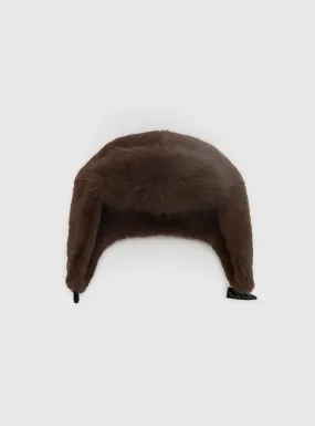 Anzella – Earthy brown – Trapper hat
