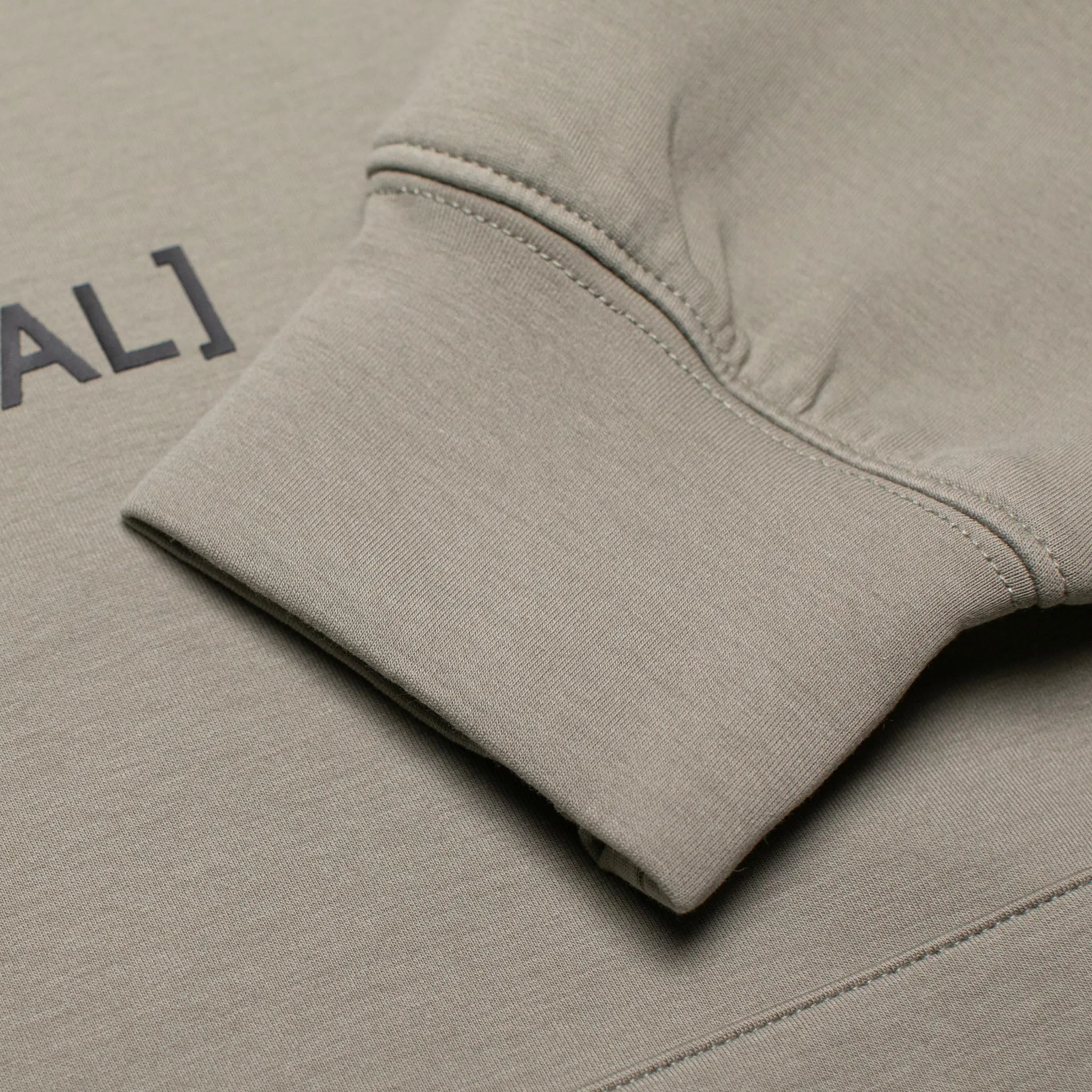 HOMME  Lightweight 'ESSENTIAL' Hoodie Army/Black