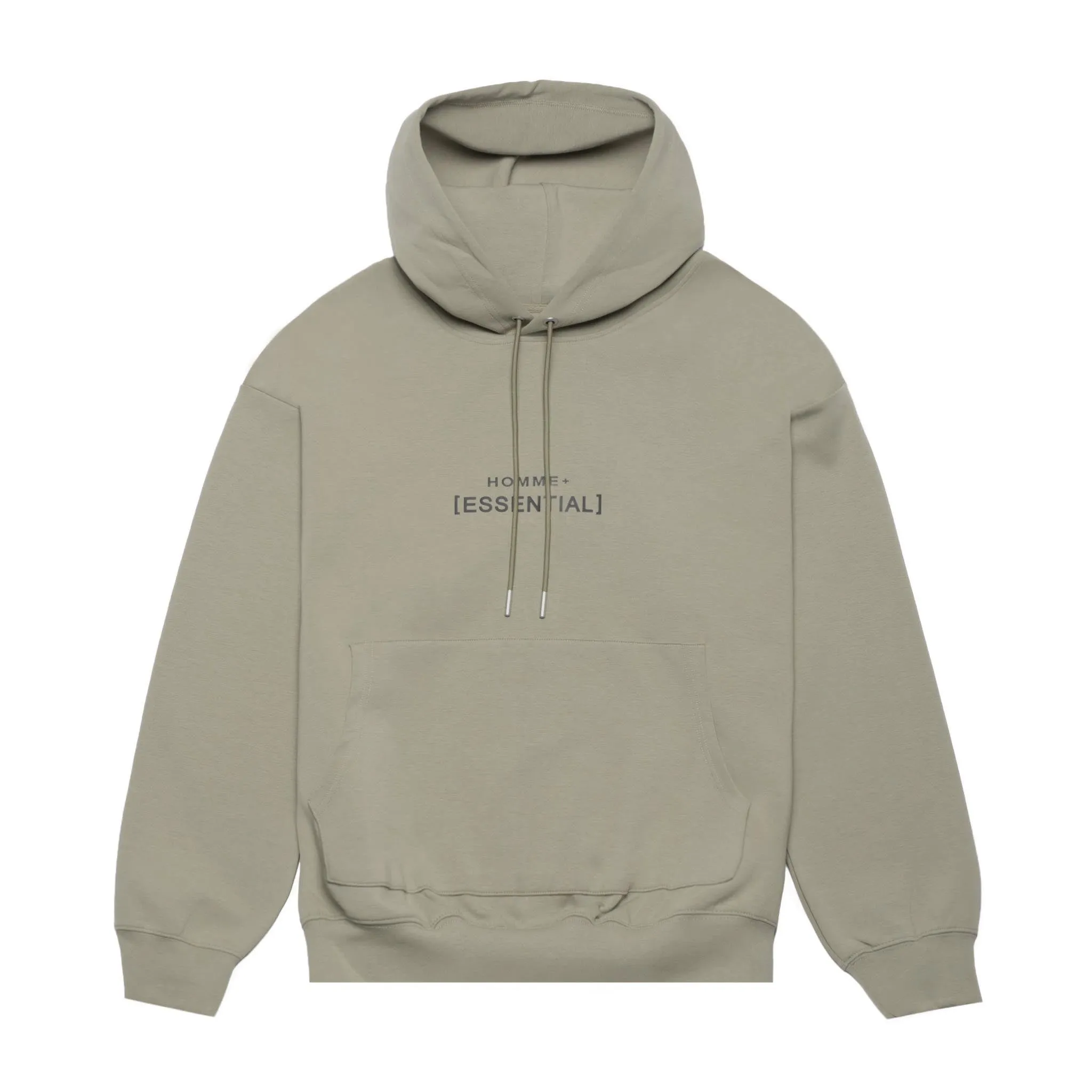 HOMME  Lightweight 'ESSENTIAL' Hoodie Army/Black