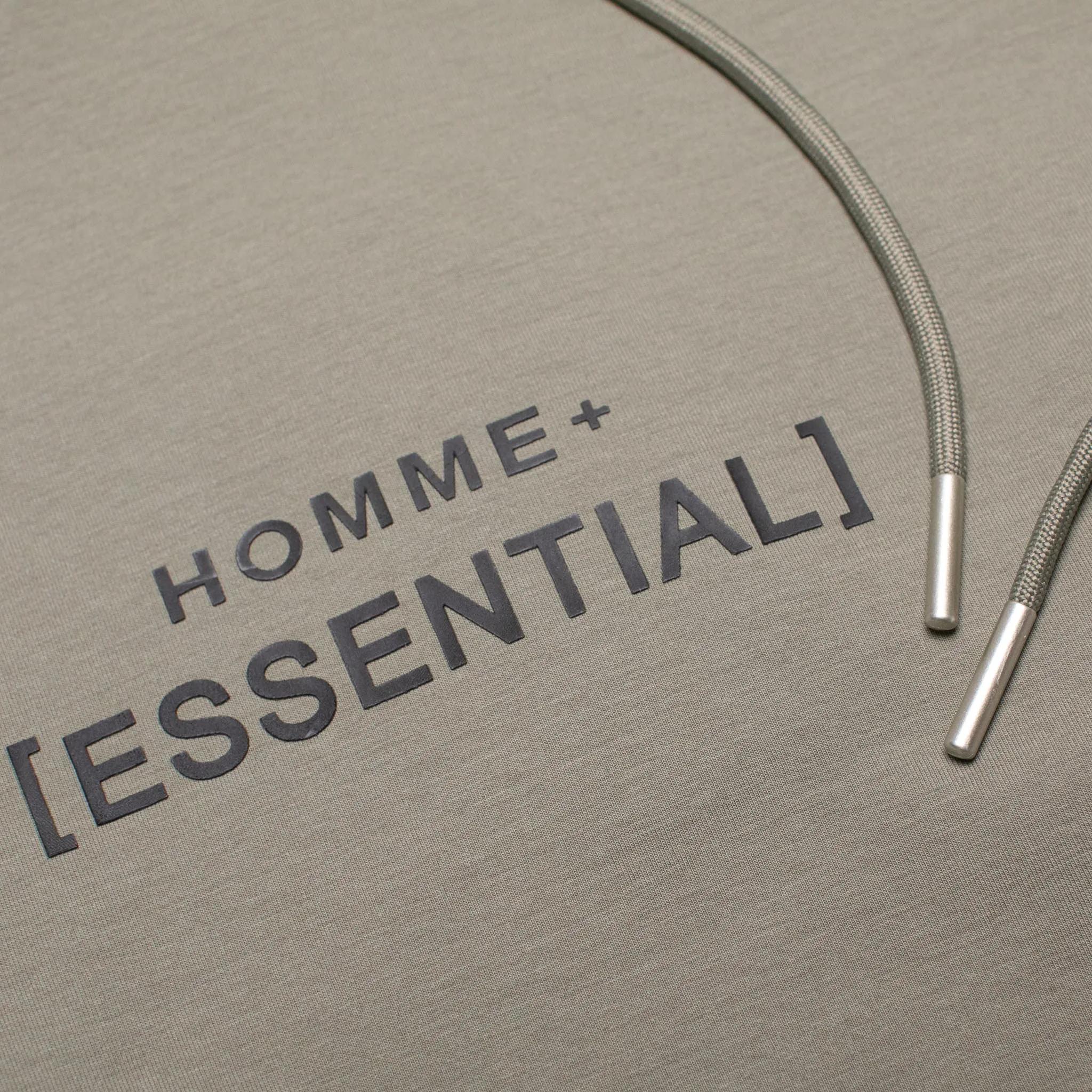 HOMME  Lightweight 'ESSENTIAL' Hoodie Army/Black