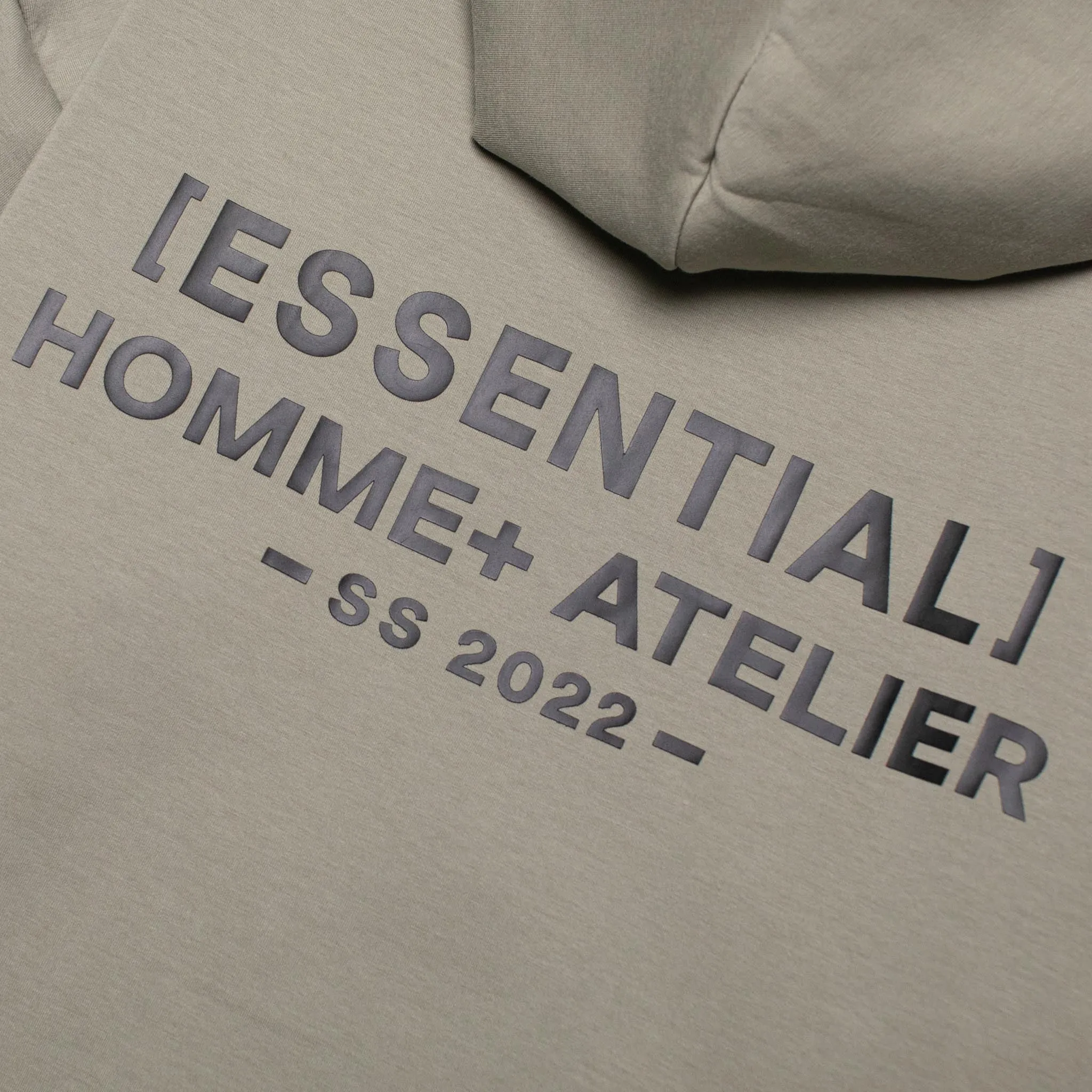 HOMME  Lightweight 'ESSENTIAL' Hoodie Army/Black