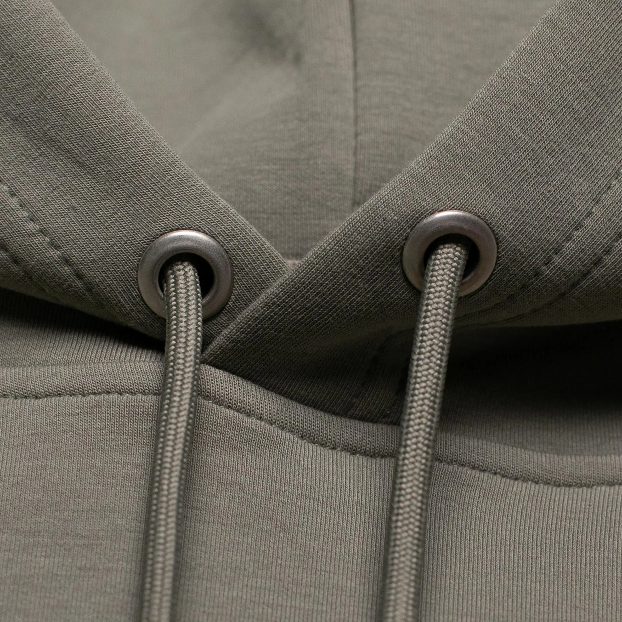 HOMME  Lightweight 'ESSENTIAL' Hoodie Army/Black