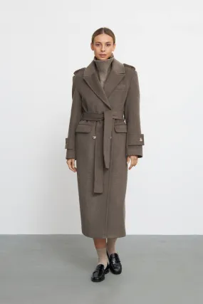 Kelby Coat - Dark Brown