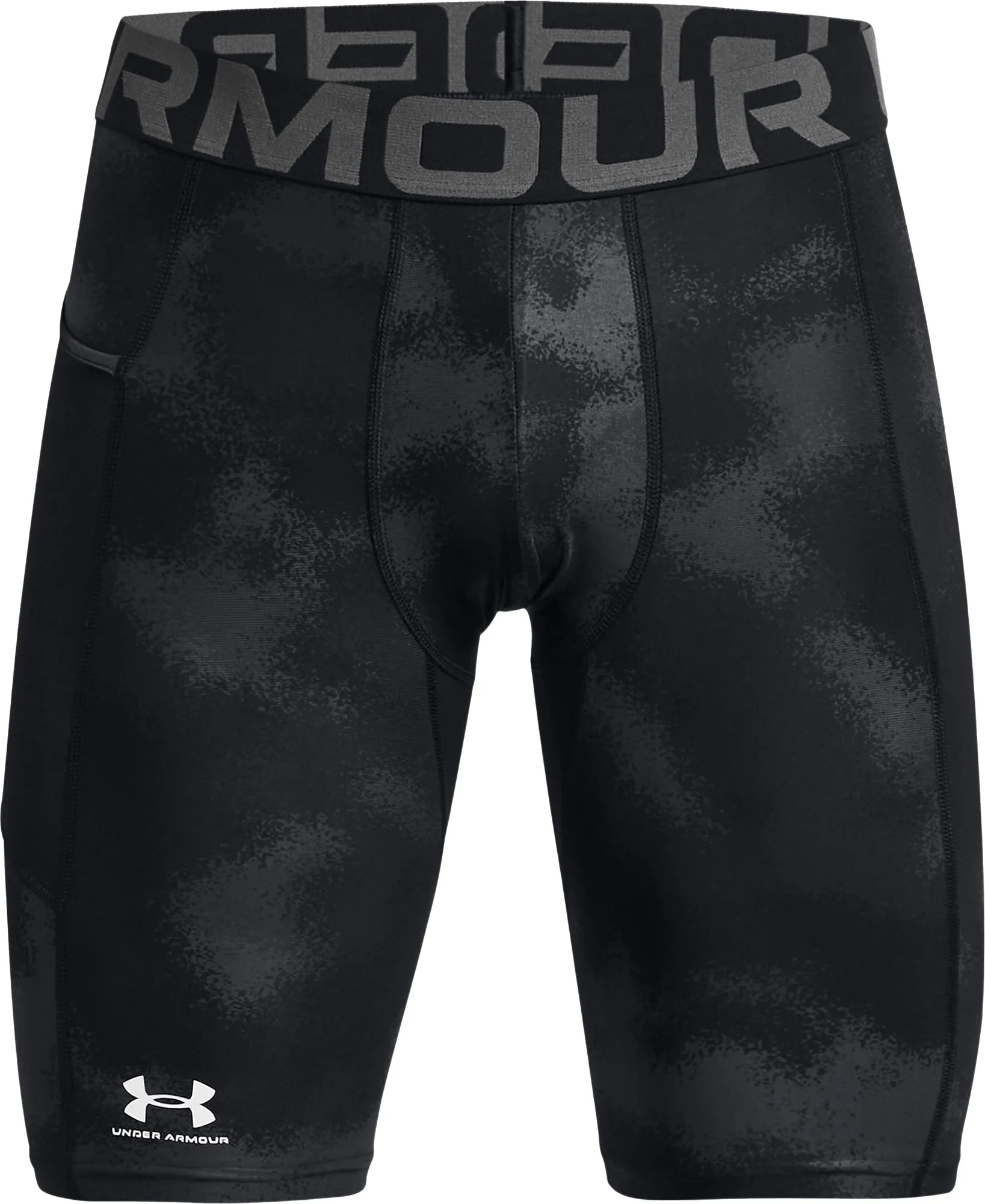 Under Armour HeatGear Long Mens Compression Short Tights - Black